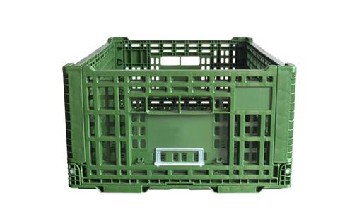 collapsible crate with lid