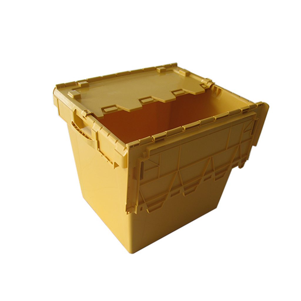 totes with lids Rolling crates