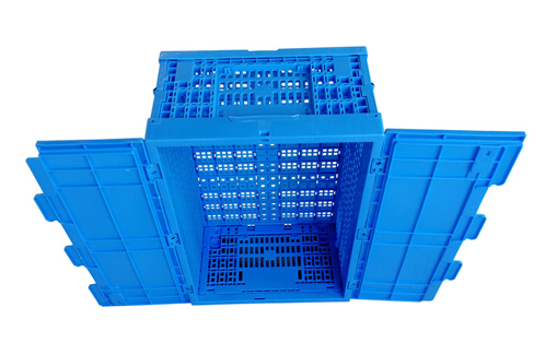 collapsible plastic crates for storage