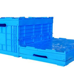 collapsible box with lid