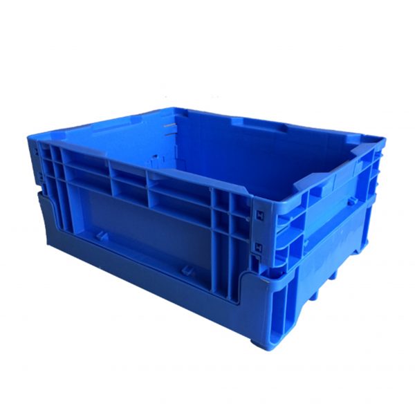 collapsible crate with lid