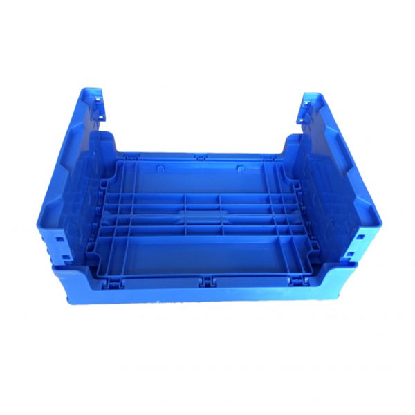 collapsible crate with lid