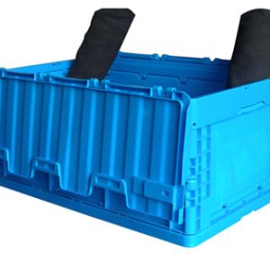 collapsible storage bins with lid