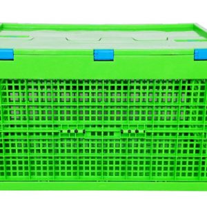 caja de almacenamiento de plástico plegable duradera para la venta al por mayor