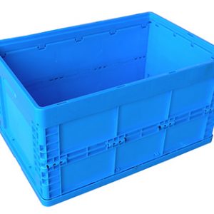 foldable bin with lid