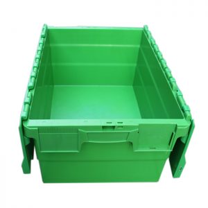 cajas de plástico con tapa abatible