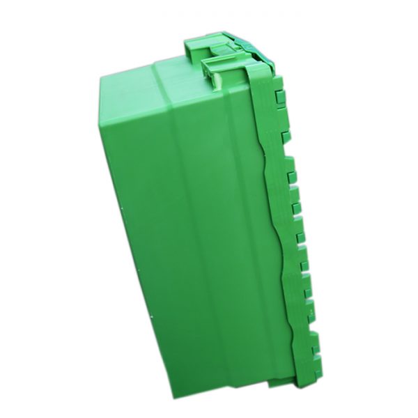 cajas de plástico con tapa abatible