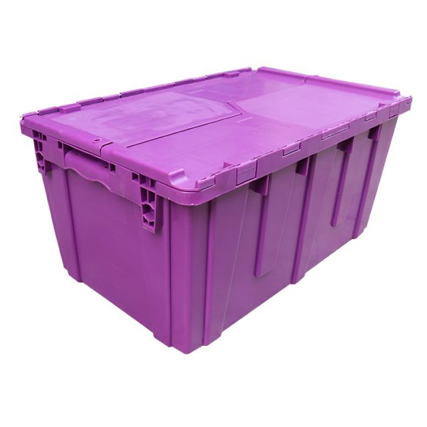 caja logística encajable de plástico
