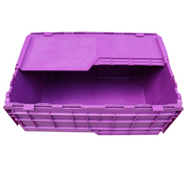 caja logística encajable de plástico