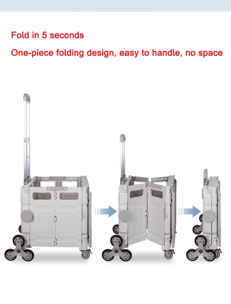 collapsible rolling crate