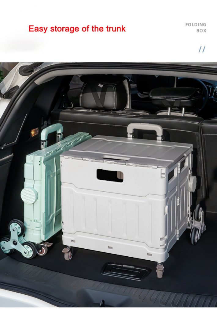 collapsible rolling crate