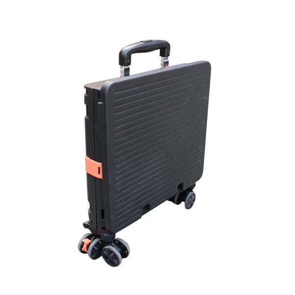 rolling storage crate with handle