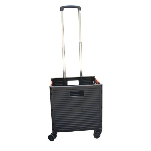 rolling storage crate with handle