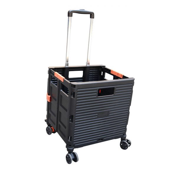 rolling storage crate with handle